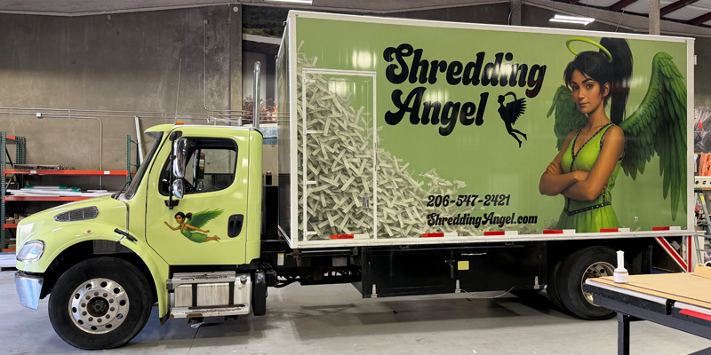 Shredding Truck
